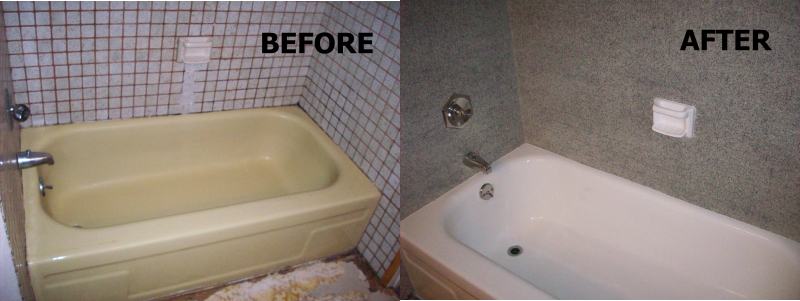Residential Bathtub Refinishing, Homax Bathtub Refinishing